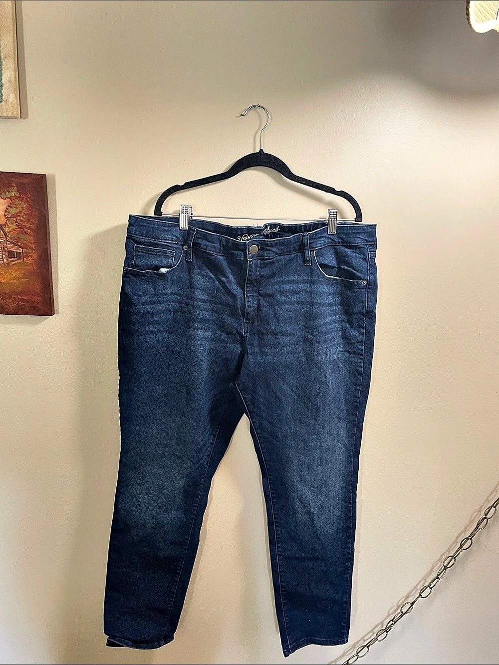 Universal Thread High-Rise Skinny Jeans Blue Waist 22W